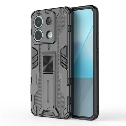 For Xiaomi Redmi Note 13 Pro 5G / Poco X6 5G Kickstand Case Anti-drop Phone Cover
