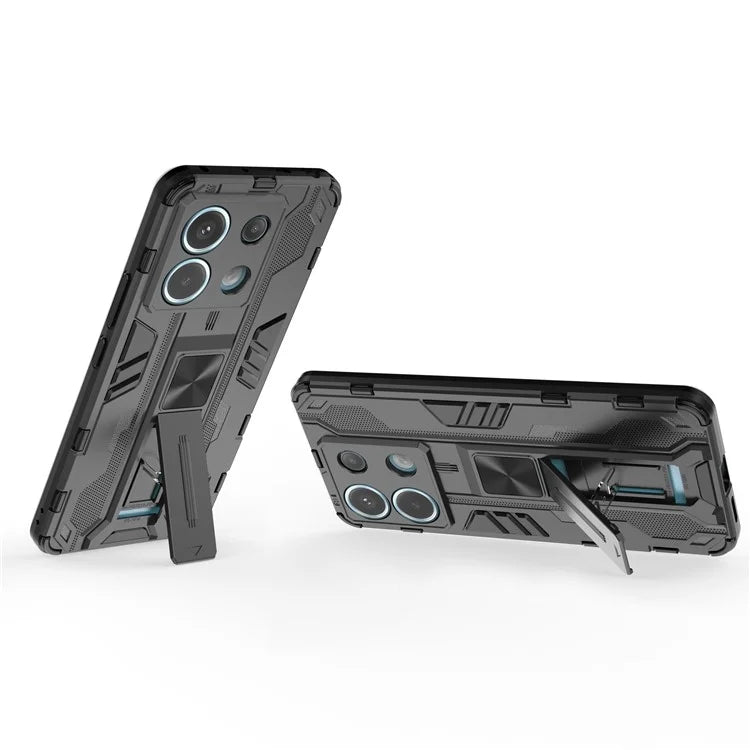 For Xiaomi Redmi Note 13 Pro 5G / Poco X6 5G Kickstand Case Anti-drop Phone Cover