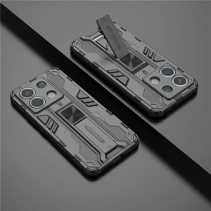 For Xiaomi Redmi Note 13 Pro 5G / Poco X6 5G Kickstand Case Anti-drop Phone Cover