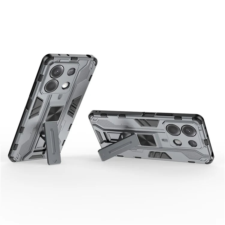 For Xiaomi Redmi Note 13 5G Kickstand Case PC + TPU Hybrid Phone Cover