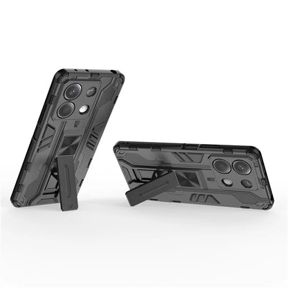 For Xiaomi Redmi Note 13 5G Kickstand Case PC + TPU Hybrid Phone Cover
