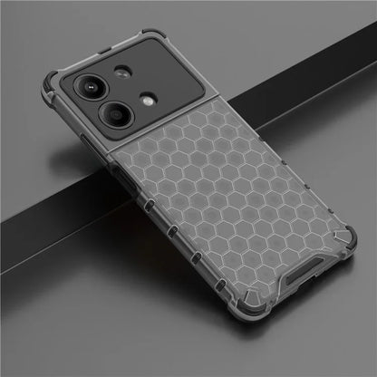 For Xiaomi Redmi Note 13R Pro 5G Phone Case Honeycomb Design Anti-drop Cover