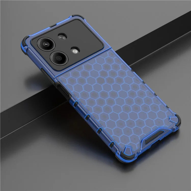 For Xiaomi Redmi Note 13R Pro 5G Phone Case Honeycomb Design Anti-drop Cover