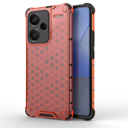 For Xiaomi Redmi Note 13 Pro+ 5G Case PC + TPU Phone Cover Honeycomb Design