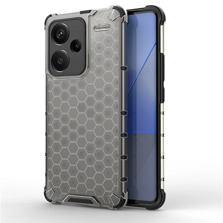 For Xiaomi Redmi Note 13 Pro+ 5G Case PC + TPU Phone Cover Honeycomb Design