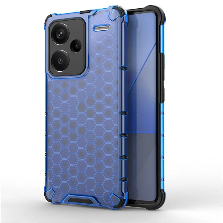 For Xiaomi Redmi Note 13 Pro+ 5G Case PC + TPU Phone Cover Honeycomb Design