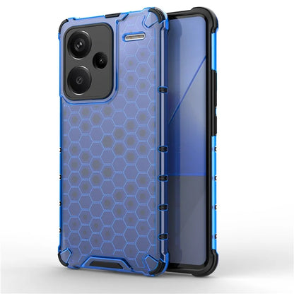 For Xiaomi Redmi Note 13 Pro+ 5G Case PC + TPU Phone Cover Honeycomb Design