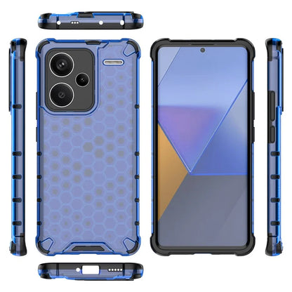 For Xiaomi Redmi Note 13 Pro+ 5G Case PC + TPU Phone Cover Honeycomb Design