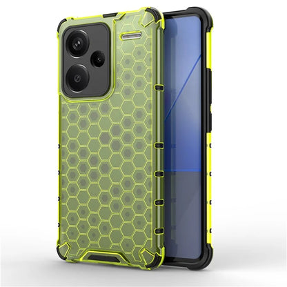 For Xiaomi Redmi Note 13 Pro+ 5G Case PC + TPU Phone Cover Honeycomb Design