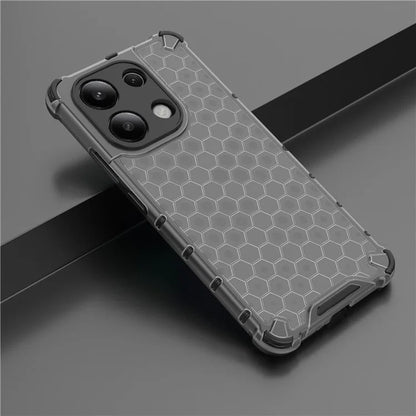 For Xiaomi Redmi Note 13 4G Case Honeycomb Design PC + TPU Phone Cover