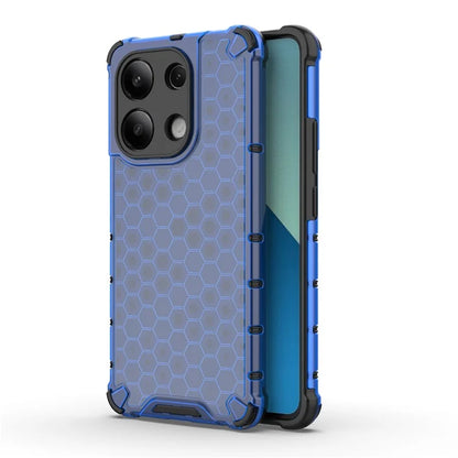 For Xiaomi Redmi Note 13 4G Case Honeycomb Design PC + TPU Phone Cover
