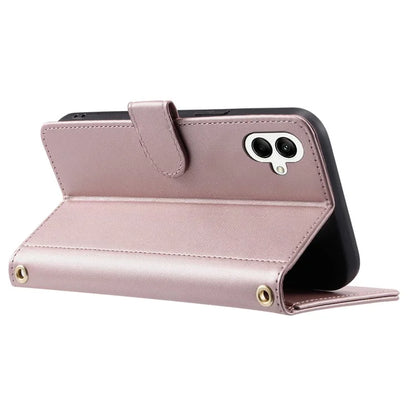 For Samsung Galaxy A05 4G Case Rhombus Grid Anti-scratch Phone Cover with 2 Straps