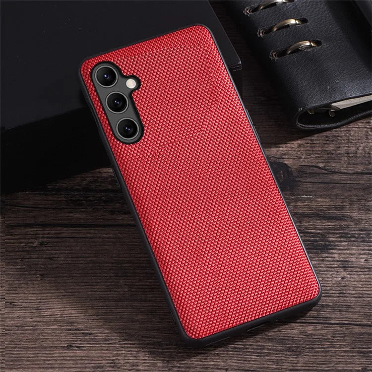 For Samsung Galaxy A55 5G Case Nylon Coated TPU Anti-Scratch Phone Cover