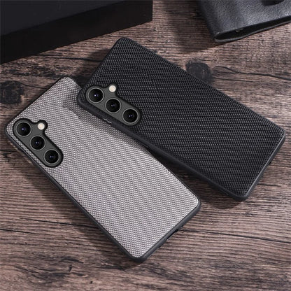 For Samsung Galaxy A55 5G Case Nylon Coated TPU Anti-Scratch Phone Cover