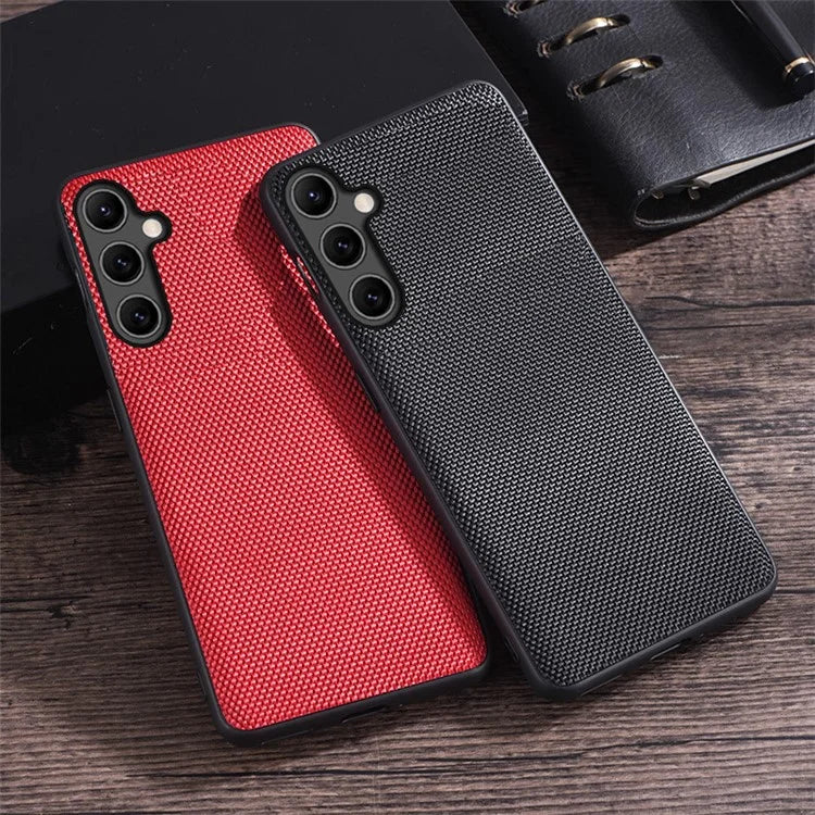 For Samsung Galaxy A55 5G Case Nylon Coated TPU Anti-Scratch Phone Cover
