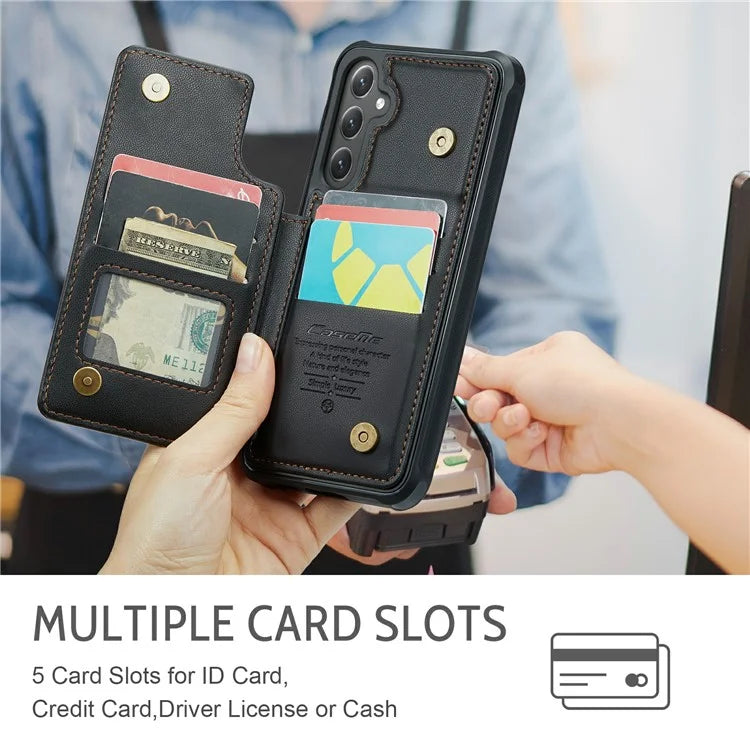 CASEME C22 Series For Samsung Galaxy S24+ Case RFID Blocking Kickstand Phone Cover