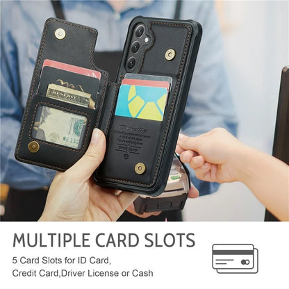 CASEME C22 Series For Samsung Galaxy S24+ Case RFID Blocking Kickstand Phone Cover