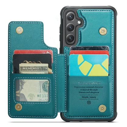 CASEME C22 Series For Samsung Galaxy S24+ Case RFID Blocking Kickstand Phone Cover