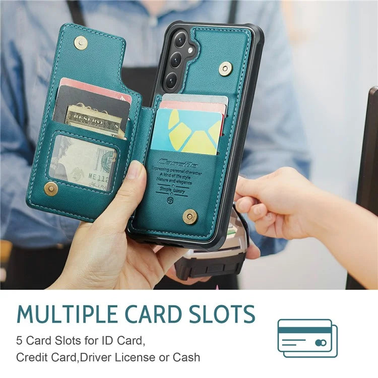 CASEME C22 Series For Samsung Galaxy S24+ Case RFID Blocking Kickstand Phone Cover
