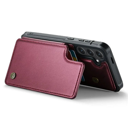 CASEME C22 Series For Samsung Galaxy S24+ Case RFID Blocking Kickstand Phone Cover
