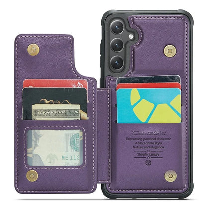 CASEME C22 Series For Samsung Galaxy S24+ Case RFID Blocking Kickstand Phone Cover