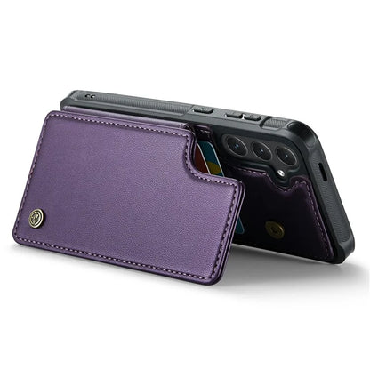 CASEME C22 Series For Samsung Galaxy S24+ Case RFID Blocking Kickstand Phone Cover