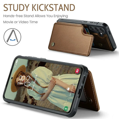 CASEME C22 Series For Samsung Galaxy S24+ Case RFID Blocking Kickstand Phone Cover