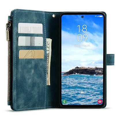 CASEME C30 Series for Samsung Galaxy S24+ Case 10 Card Holder Stand Leather Phone Cover