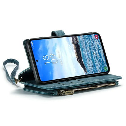 CASEME C30 Series for Samsung Galaxy S24+ Case 10 Card Holder Stand Leather Phone Cover