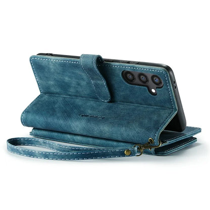 CASEME C30 Series for Samsung Galaxy S24+ Case 10 Card Holder Stand Leather Phone Cover