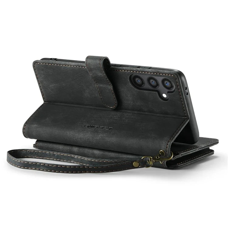 CASEME C30 Series for Samsung Galaxy S24+ Case 10 Card Holder Stand Leather Phone Cover