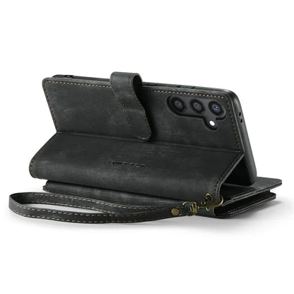 CASEME C30 Series for Samsung Galaxy S24+ Case 10 Card Holder Stand Leather Phone Cover