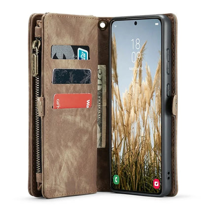 CASEME 008 Series for Samsung Galaxy S24 Leather Case Magnetic Detachable Phone Cover