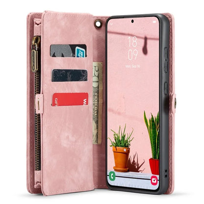 CASEME 008 Series for Samsung Galaxy S24 Leather Case Magnetic Detachable Phone Cover