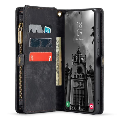 CASEME 008 Series for Samsung Galaxy S24 Leather Case Magnetic Detachable Phone Cover