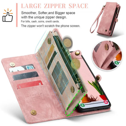 CASEME 008 Series for Samsung Galaxy S24+ Case Detachable Leather Zipper Wallet Phone Cover