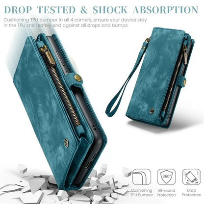 CASEME 008 Series for Samsung Galaxy S24+ Case Detachable Leather Zipper Wallet Phone Cover
