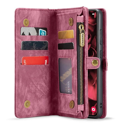 CASEME 008 Series for Samsung Galaxy S24+ Case Detachable Leather Zipper Wallet Phone Cover