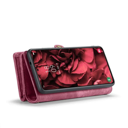 CASEME 008 Series for Samsung Galaxy S24+ Case Detachable Leather Zipper Wallet Phone Cover