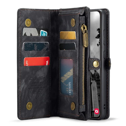 CASEME 008 Series for Samsung Galaxy S24+ Case Detachable Leather Zipper Wallet Phone Cover