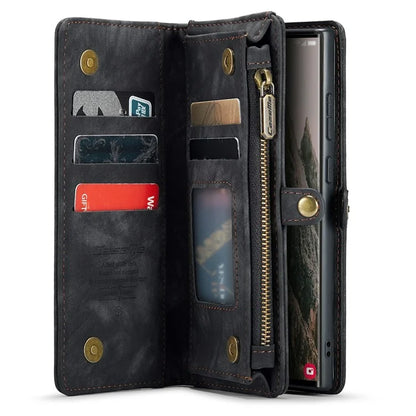 CASEME 008 Series for Samsung Galaxy S24 Ultra Leather Case Detachable Wallet Phone Cover