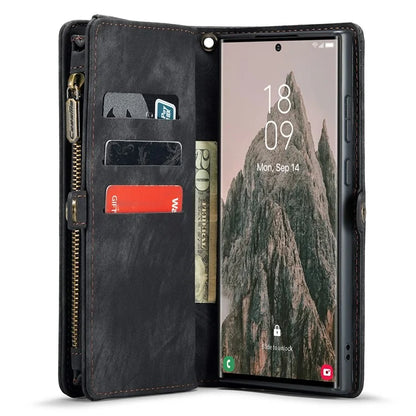 CASEME 008 Series for Samsung Galaxy S24 Ultra Leather Case Detachable Wallet Phone Cover