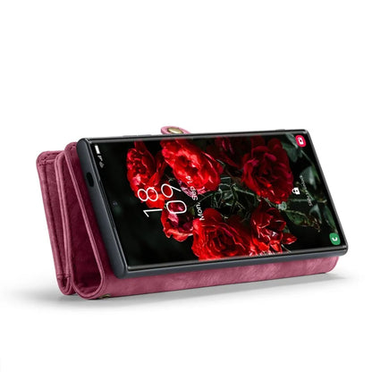 CASEME 008 Series for Samsung Galaxy S24 Ultra Leather Case Detachable Wallet Phone Cover