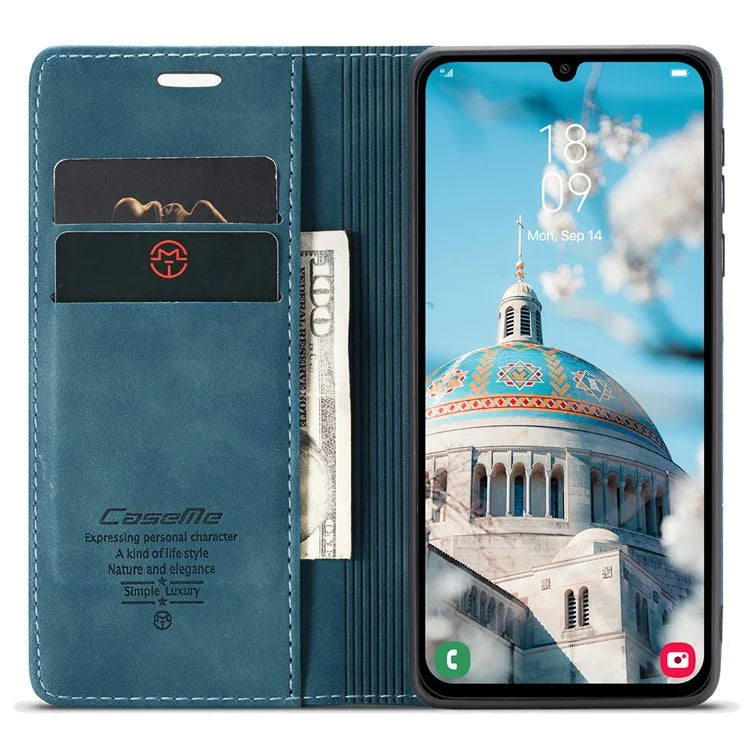 CASEME 013 Series For Samsung Galaxy A15 5G / A15 4G Case Business Style Flip Stand Phone Cover