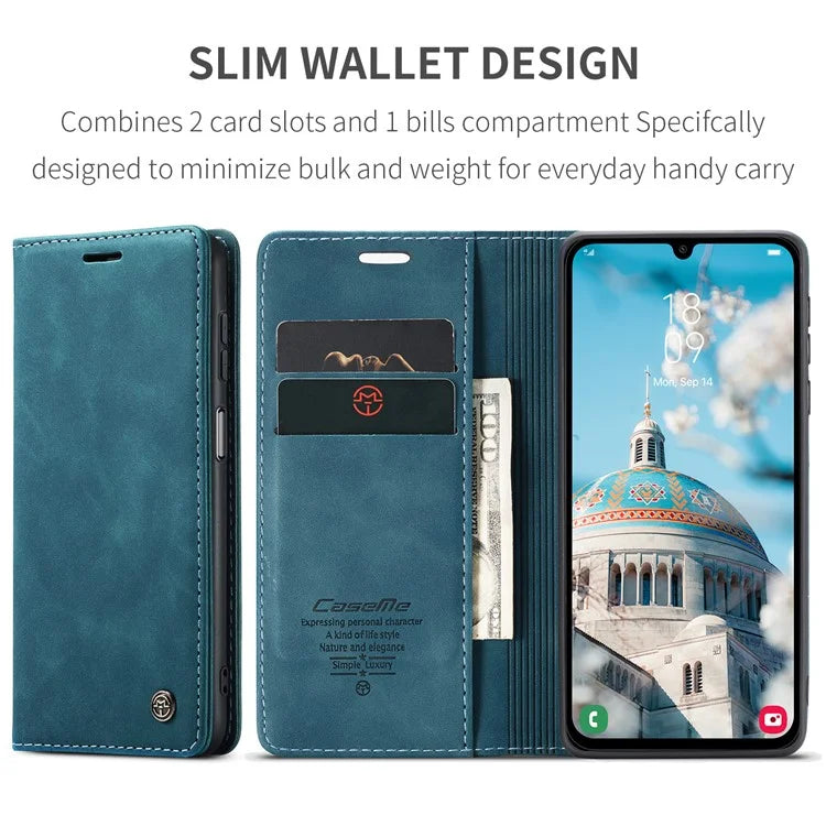 CASEME 013 Series For Samsung Galaxy A15 5G / A15 4G Case Business Style Flip Stand Phone Cover