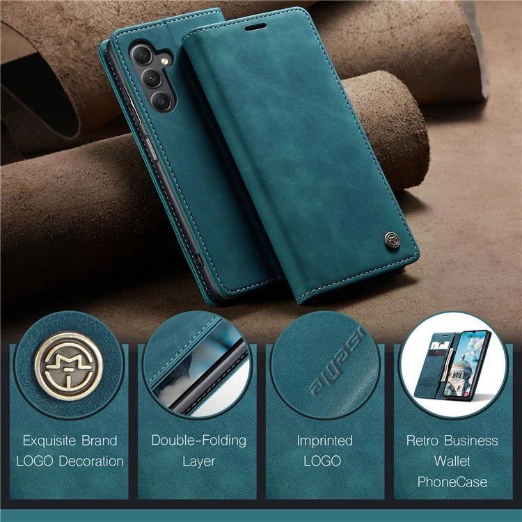 CASEME 013 Series For Samsung Galaxy A15 5G / A15 4G Case Business Style Flip Stand Phone Cover
