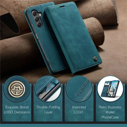 CASEME 013 Series For Samsung Galaxy A15 5G / A15 4G Case Business Style Flip Stand Phone Cover