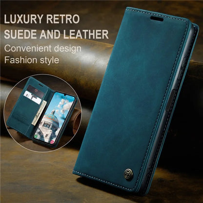 CASEME 013 Series For Samsung Galaxy A15 5G / A15 4G Case Business Style Flip Stand Phone Cover