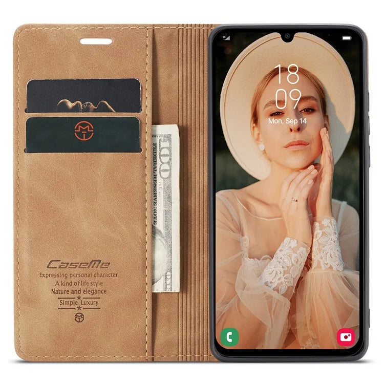 CASEME 013 Series For Samsung Galaxy A15 5G / A15 4G Case Business Style Flip Stand Phone Cover