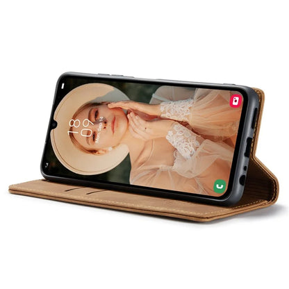 CASEME 013 Series For Samsung Galaxy A15 5G / A15 4G Case Business Style Flip Stand Phone Cover